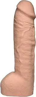 Doc Johnson Vac-U-Lock - Realistic Hung - 12 Inch ULTRASKYN Dildo with Massive 8.5 Inches of Girth - F-Machine and Harness Compatible - for Adults Only, Vanilla