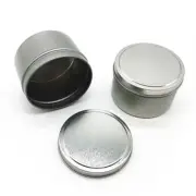 Candle Jars with Lid Bulk Round Candle Container Tins Empty Storage BoxB tjP8 CR