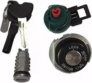 Ignition Barrel Key Switch for Piaggio Zip 50 for Rai Main Switch for Giler 573512 298581 Scooter Accessories 50cc 2 Stroke Or 4 Stroke Scooter Lock Set Kit Motor Ignition Key Switches