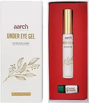 Aarch Ayurved Under Eye Gel, 15 ml. Roll On. Aloe Vera, Rose & Cucumber to Reduce Dark Circles & Puffy Eyes