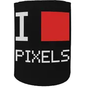 Alcohol Stubby Holder - I Pixels - Funny Novelty Birthday Gift Joke Beer Can Bottle Coolie