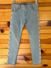 NWT Matilda Jane Kennedy Side Stripe Jeggings Girls Just Imagine Pants Size 8
