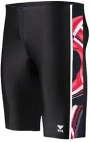 [TYR] Men's USA Valor Jammer Swimsuit, Red, 34 -Inch