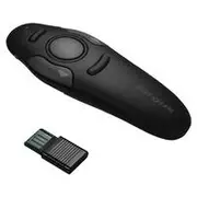 Targus Wireless Presenter with Laser Pointer - Present RF connection/Long Range 2.4 Ghz/ Ergonomic Design with Soft Touch Material