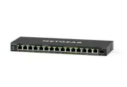 Netgear (GS316EP) 16-Port Web Managed Switch PoE+(16) 180W Desk/Wall