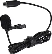 Wired Lavalier Microphone for Insta360 ONE R, Sports Camera Microphone, Type C Connector Clip On Mini Lapel Mic.