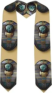 [EdWal] Egyptian Scarabs print Graduation Stole and Sash Class for Unisex Adult Honor Stole Honor Stole of 2025
