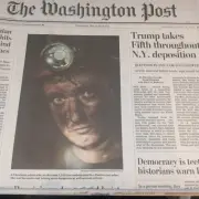 The Washington Post Thursday August 11 2022 Trump takes Fifth throughout N.Y....