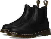 [Dr. Martens] Unisex-Adult 2976 Warmwair Grizzly Leather Chelsea Boots, Black, 9 Women/8 Men