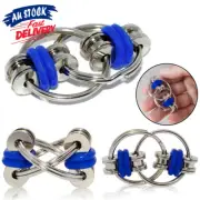 Fidget ADHD Anti-anxiety Key Ring Kids Flippy Chain Stress Relief Finger Toy