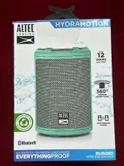 NEW! Altec Lansing HydraMotion Portable Wireless Bluetooth Speaker IMW1100-MTG