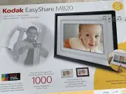 Kodak EasyShare M820 8" Digital Picture Frame 1000 Pictures . New In The Box