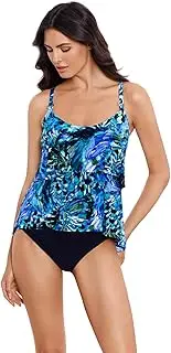 [MagicSuit] Women's Swimwear Muse Grace Soft Cup Adjustable Strap Tankini Bathing Suit Top Separate