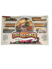 Vintage Bachman The Old Timer #00276 Train Set Lighted 4-4-0 Loco Tender 5 Cars