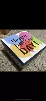 Large Happy Birthday Gift Box