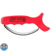 Chef Master 90015 Hand-Held Carbide Tipped Blade Sharpener, Kitchen Knife and