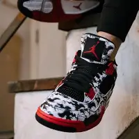 在飛比找Yahoo!奇摩拍賣優惠-nike Air Jordan 4 Tattoo AJ4塗鴉