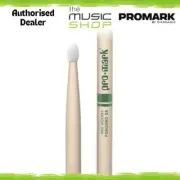 Pair of Promark Forward 5B Raw Hickory Nylon Tip Drumsticks - TXR5BN Drum Sticks