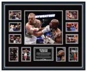 Mayweather Vs McGregor Signed Limited Edition Framed Memorabilia
