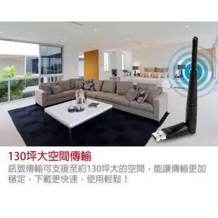 EDIMAX 訊舟 EW-7822UAn 300Mbps長距離高速USB無線網路卡