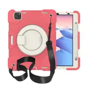 Nevenka iPad Case For iPad Pro 11/Air 4 with 360 Swivel Stand-Begonia Red