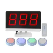Wireless Quiz Answer Game Buzzer System Gameplay 262ft for Game Show Family G...