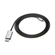 Amazon Basics DisplayPort to USB-C Cable, 4Kx2K@60Hz, Aluminum Housing, 6 Feet