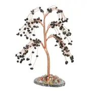 Crystal Tree Gifts for Women Money Tree of Life Stones Black