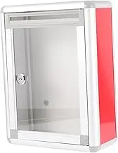 LALAFINA Wall Mounted Suggestion Box with Lock Secure Complaint Box for Indoor and Outdoor Use Versatile for Office and Home Mail Collection
