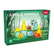 Kebo Magnetic Tiles Jungle 56 Pcs Set