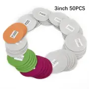 Sanding Discs Sandpaper Flocking Sandpaper Latex Flocking Oil Proof 50 Pieces