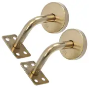 2 Pcs Staircase Handrail Bracket Railing Accessories Brackets for Indoor Stairs