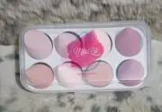 Miss Lil USA 8 PCs Makeup Sponges Set in a case, Blending Makeup Sponges, NEW