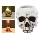 Crying Taper Candle Holder Candelabrum Dinner Home Skeleton Ornament