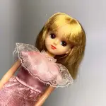 二手 莉卡 LICCA 金髮 娃娃 人偶 附衣服 頭髮有損 日本製