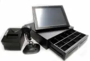 15" Touch Screen Monitor, Thermal Printer, Scanner, Cash Drawer &MPOS Software