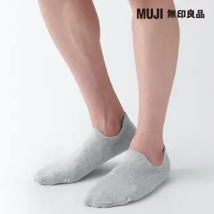 【MUJI 無印良品】男棉混腳跟防磨淺口直角襪(共10色)