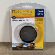 Platinum Plus by Sunpak 62mm Circular Polarizer Lens Filter DF-7060-CPLBB