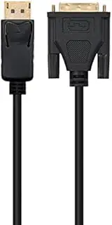 Levitantes DisplayPort to DVI-D Cable 24+1, 1.2, 1.8m - Digital Video Connection for Monitors and displays, Supports high Resolutions.
