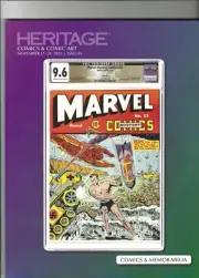 HERITAGE catalog: Comics & Memorabilia, Namor Cover , Nov. 17-20, 2022