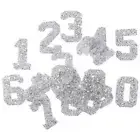 20PCS Crystal Rhinestone Rhinestone Number Iron on Patch for DIY Clothing