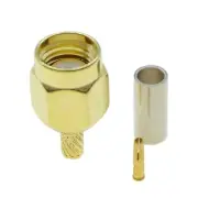 10pcs RP-SMA male female connector crimp for RG316 RG174 LMR100 coaxial cable