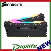 Corsair Vengeance RGB PRO 16GB (2x 8GB) DDR4 3200MHz C16 Gaming Memory Black