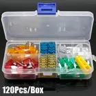 120X Assorted Mini Car Fuse Blade Fuses Set Assortment For Auto Truck Parts