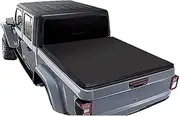 Pickup Trunk Lids Compatible for Jeep Gladiator JT 2020-2023 Pickup Truck Bed Vinyl Material Roller Shutter Quick Assembly Tonneau Cover