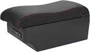 Compatible with MINI for Cooper R50 R52 R53 R56 R57 R58 F55 F56 F57 R60 F60 Arm Rest Car Armrest Box Storage Box Parts Car Interior Accessories Car Armrest Box(B3 White line)
