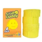 Original Scrub Daddy 4 Pack Non-Scratch Polymer Foam Sponge for Dishes and Home