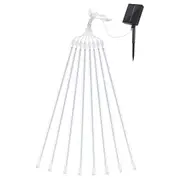 LED Solar Meteor Shower Rain Drop String Lights Xmas Falling Star Tree Decor Night Outdoor Christmas Garden Waterproof
