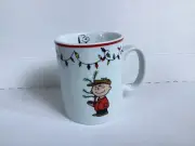Set Of 3 Peanuts Snoopy, Linus, Charlie Brown Christmas Tree 20 oz. Large Mugs