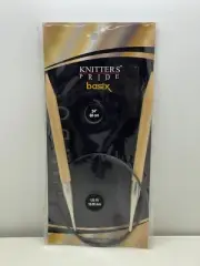 Knitter's Pride Basix Circular Knitting Needle 24" Size 15